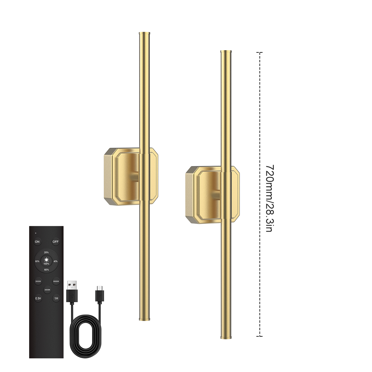 HCP042 双头分体阅读壁灯圆底